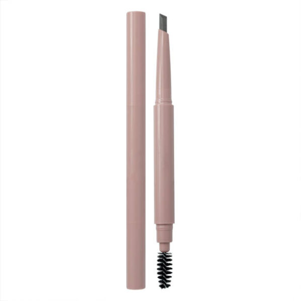 Cosmetic pencils close up on a white isolated background